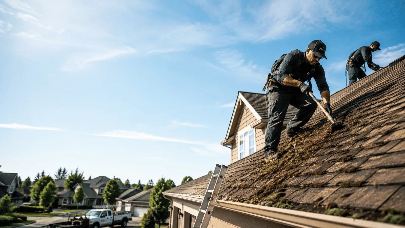 Roof Moss Removal in Midland, IN near me